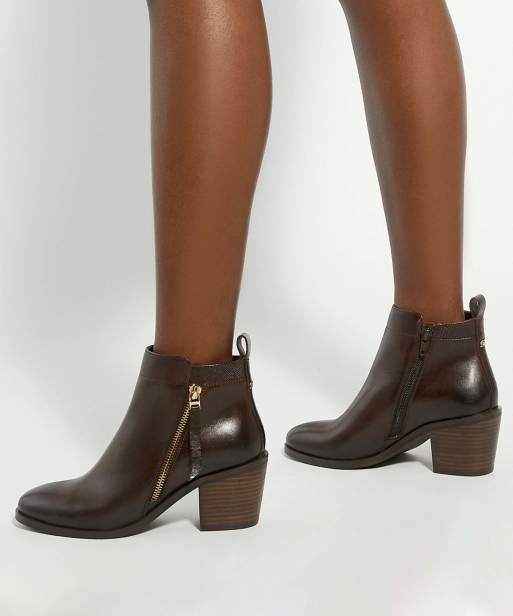 Dune London Paicing ankle boots in brown, 3 of 4