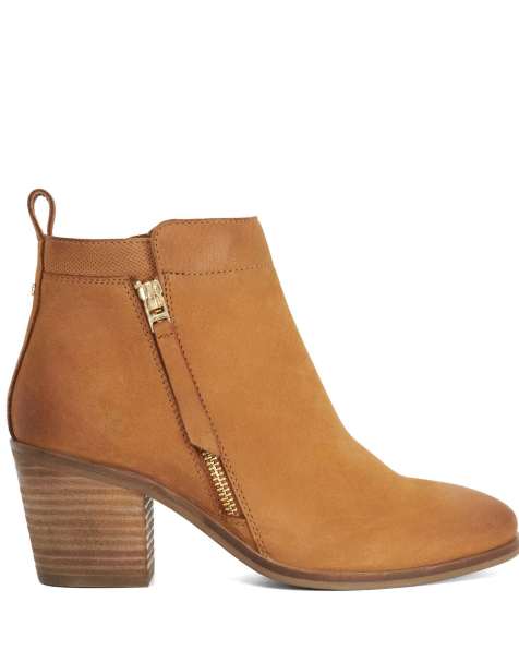 Dune London Paicing ankle boots in tan - view 1
