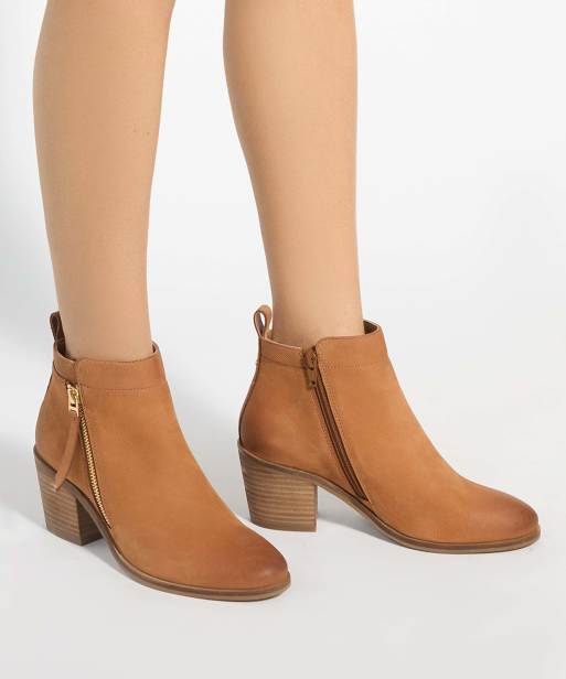 Dune London Paicing ankle boots in tan, 3 of 4