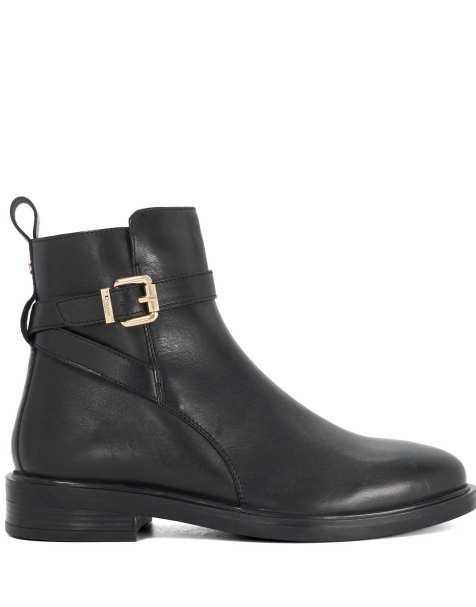 Dune London Palmy ankle boots in black - view 1