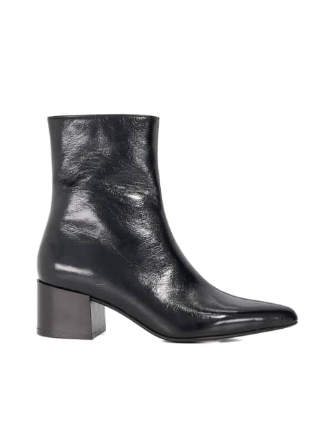 Dune London Pami ankle boots in black - view 1