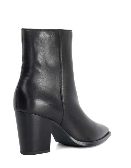 Dune London Papped ankle boots in black, 2 of 4