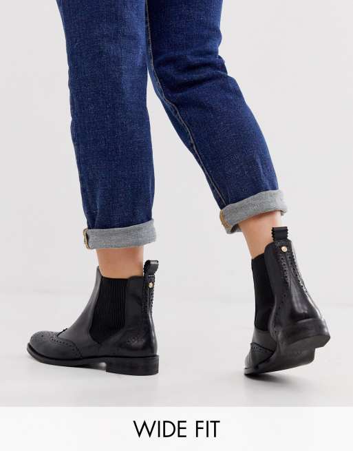 Dune wide fit chelsea sale boots