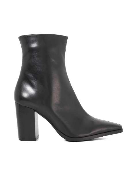 Dune London Patently ankle boots in black - view 1