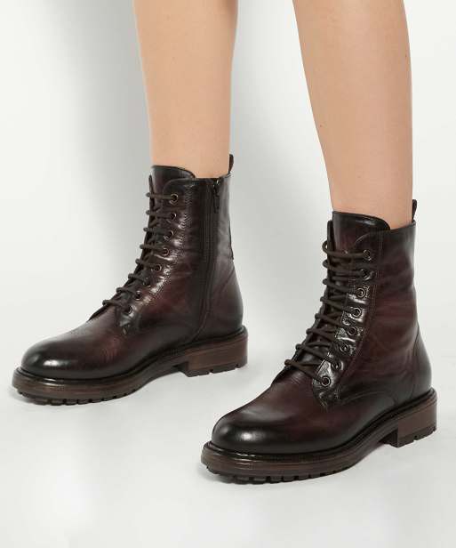 Dune London Patley ankle boots in dark brown, 3 of 4