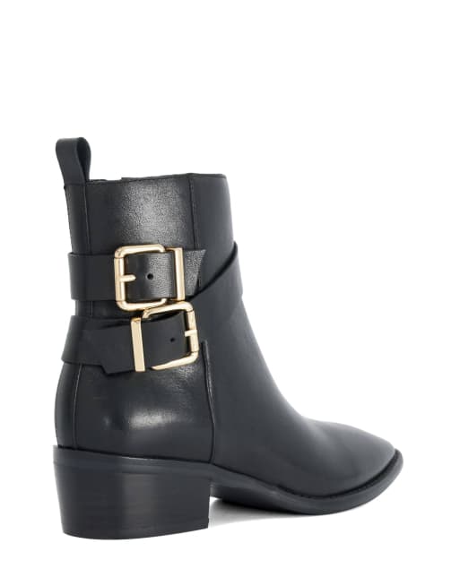 Dune London Pattin ankle boots in black, 2 of 3