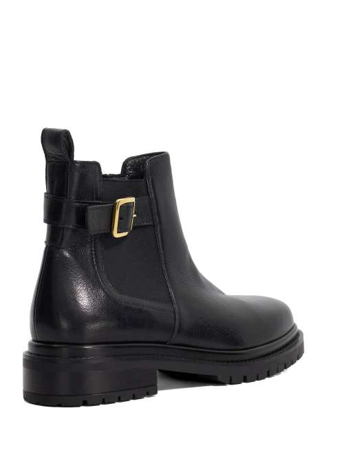 Dune London Paused ankle boots in black, 2 of 4