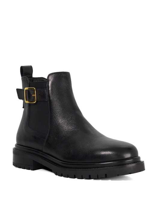 Dune London Paused ankle boots in black, 4 of 4