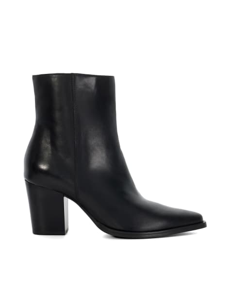 Dune London Paxten ankle boots in black - view 1