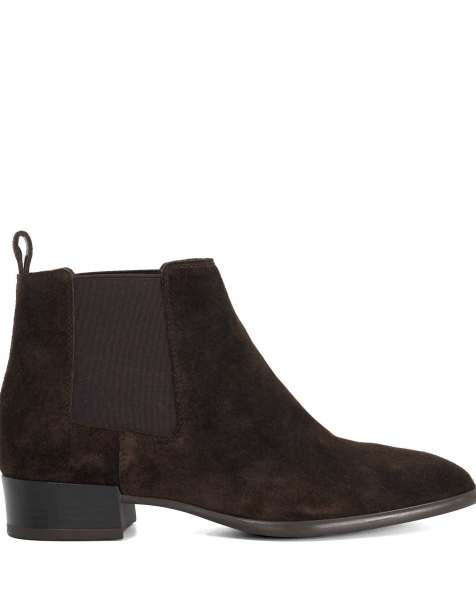 Dune London Pinni ankle boots in brown - view 1