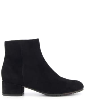 Dune London Pippie suede low boots shoe in black