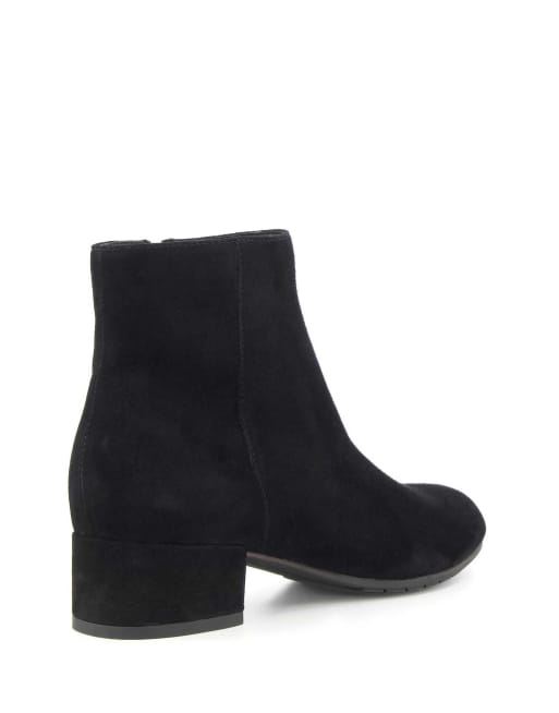 Dune London Pippie suede low boots shoe in black, 2 of 4