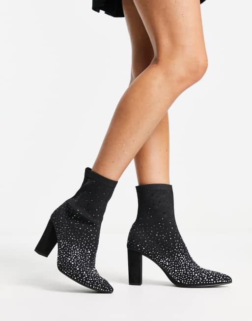 Dune studded ankle clearance boots