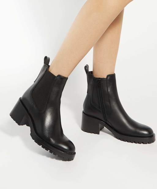 Dune London Positivity ankle boots in black, 3 of 4