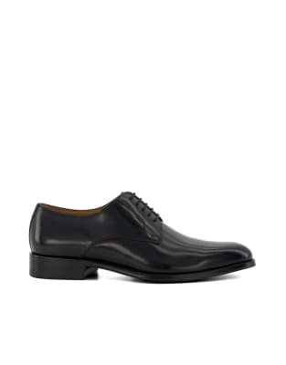 Dune London Salisbury brogues shoe in black-Brown