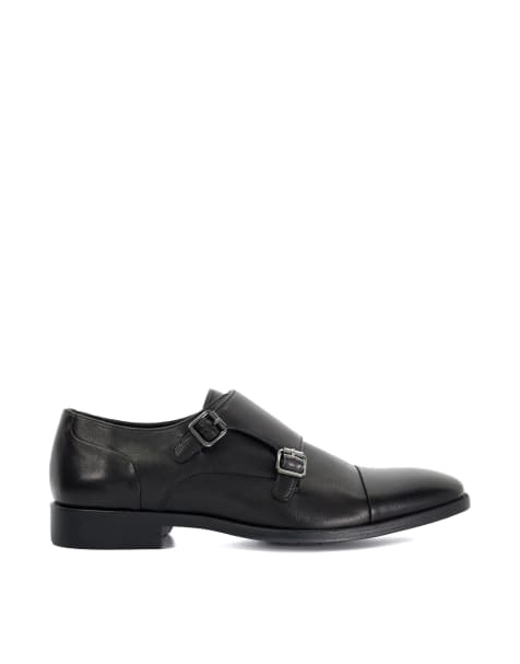 Dune London Satchin brogues shoe in black - view 1