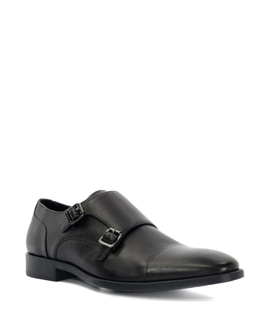 Dune London Satchin brogues shoe in black, 4 of 4