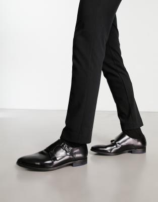 Dune London - Scarpe Con Fibbie Doppie Nere-Nero