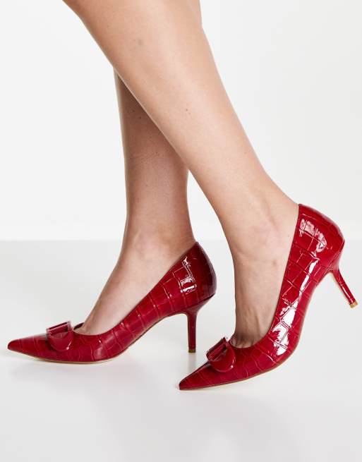 Dune London Scarpe con tacco a spillo basso e dettagli in