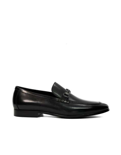 Dune London Scilly loafers in black - view 1