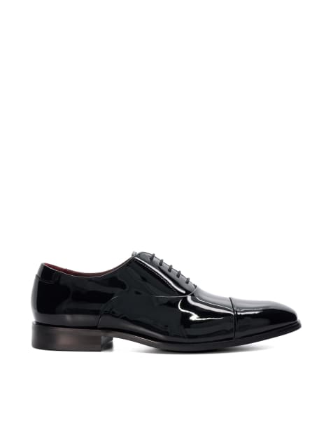 Dune London Secrecy brogues in black - view 1