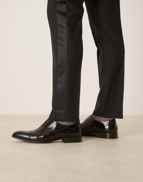 Dune London Secrecy brogues shoe in black - view 1