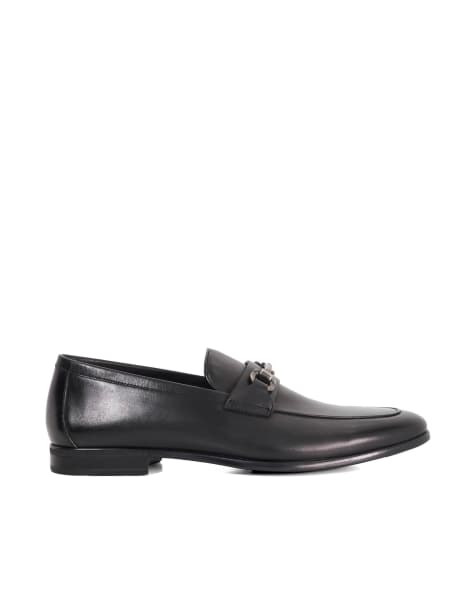 Dune London Seymore loafers in black - view 1