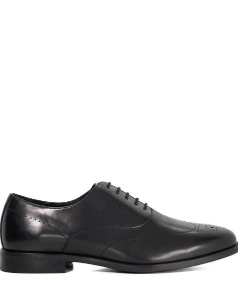 Dune London Shaay brogues in black - view 1