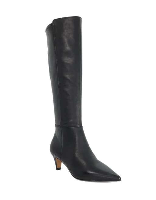 Dune London Shasa knee high boots in black, 3 of 3