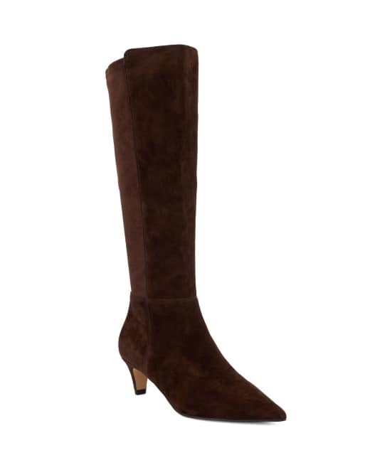 Dune London Shasa knee high boots in brown, 3 of 3