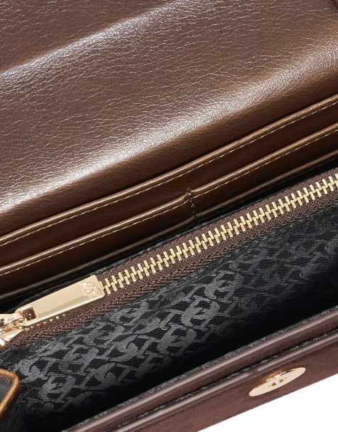 Dune London Showmance micro bag in brown - view 1