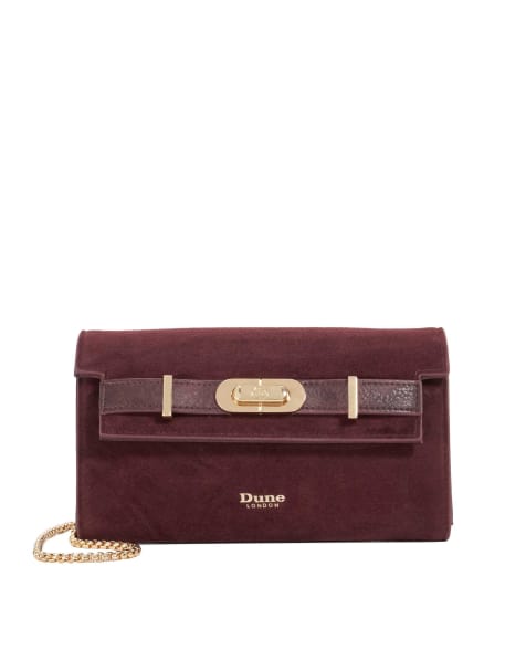 Dune London Showmance micro bag in purple - view 1