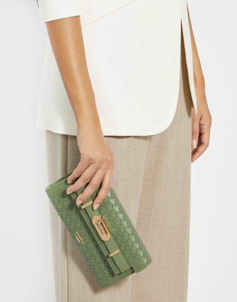 Dune London Showmance micro bag in sage - view 1