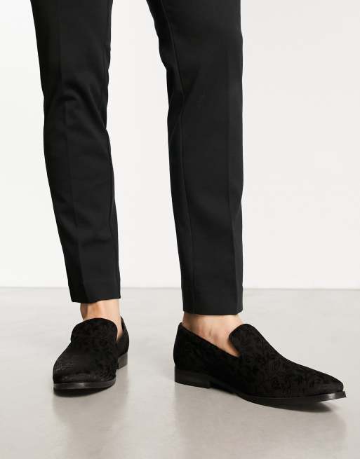 Dune London - Simpele instaploafers in zwart