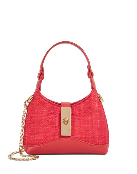 Dune London Skilled micro bag in red - view 1