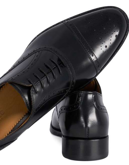 Dune London Soliders brogues in black, 5 of 5