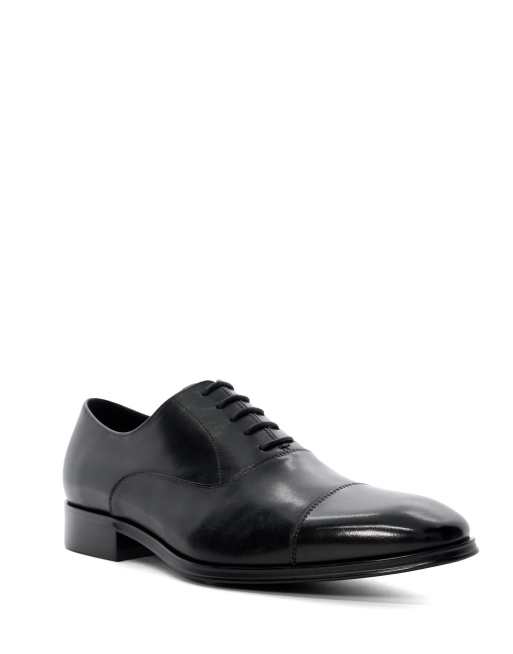 Dune London Solver brogues shoe in black, 4 of 4