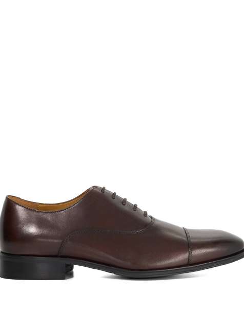 Dune London Solver oxford shoes in brown - view 1