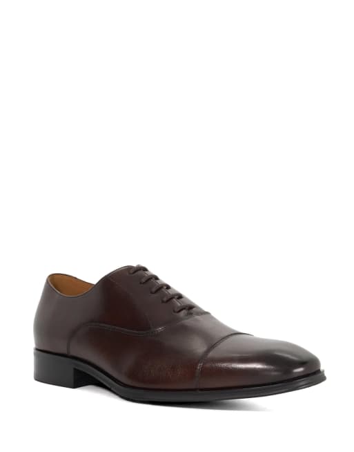 Dune London Solver oxford shoes in brown, 3 of 4