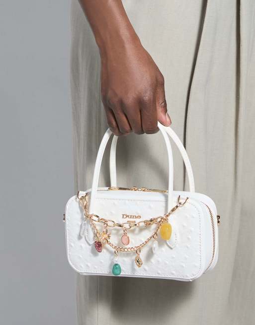 Dune London Song micro bag in white, 4 of 4