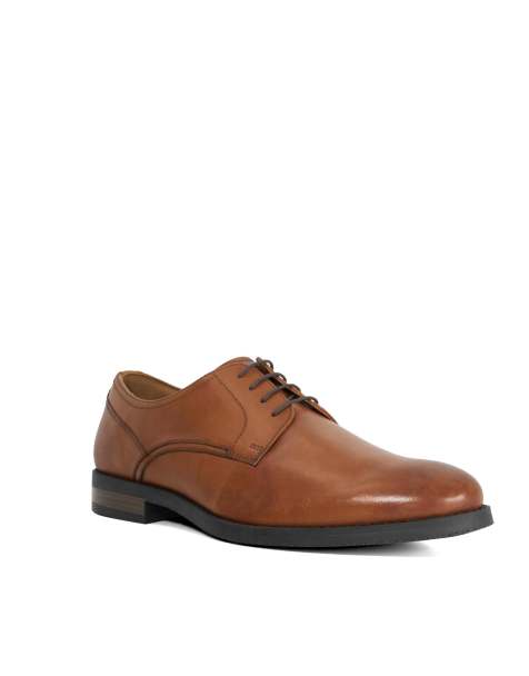 Dune London Soreen lace up shoes in tan - view 1
