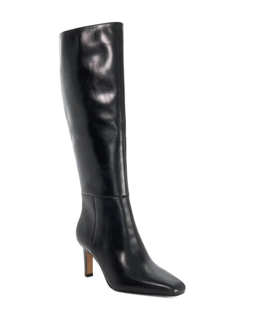 Dune London Standin knee high boots in black, 3 of 3