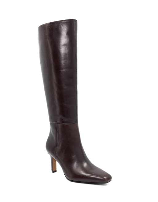 Dune London Standin knee high boots in brown, 3 of 3