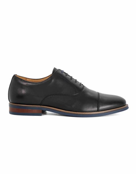 Dune London Stanlakes lace up shoes in black - view 1