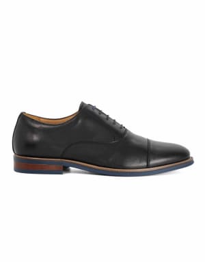 Dune London Stanlakes lace up shoes in black