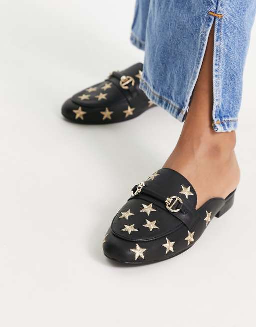 Dune sales backless loafers