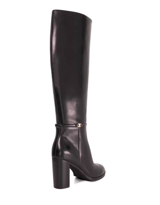 Dune London Starlling knee high boots in black, 2 of 5