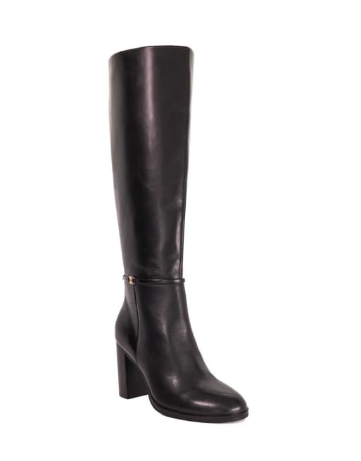 Dune London Starlling knee high boots in black, 4 of 5