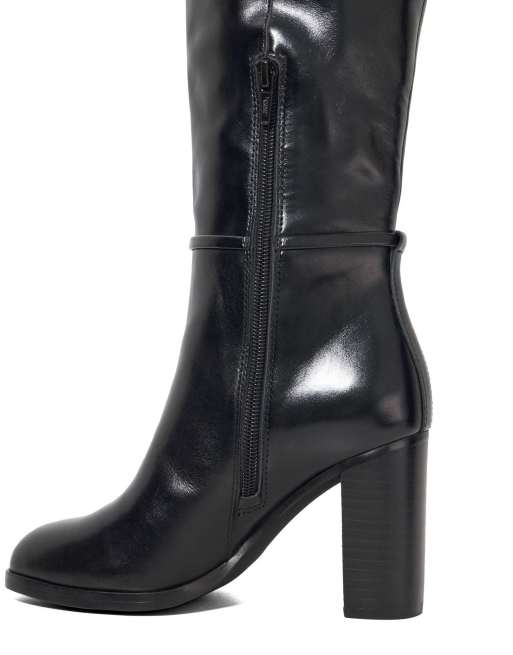Dune London Starlling knee high boots in black, 5 of 5