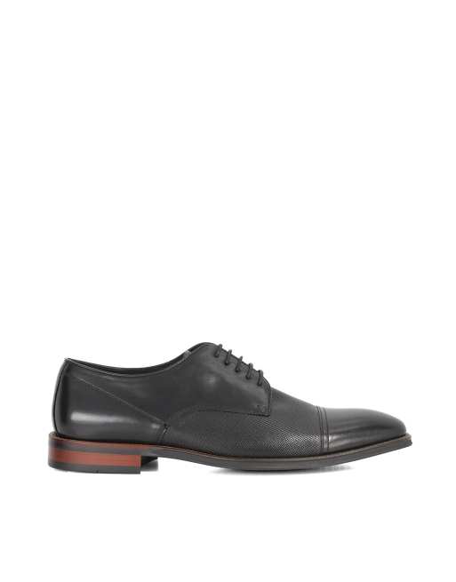 Dune London Stones derby shoes in black